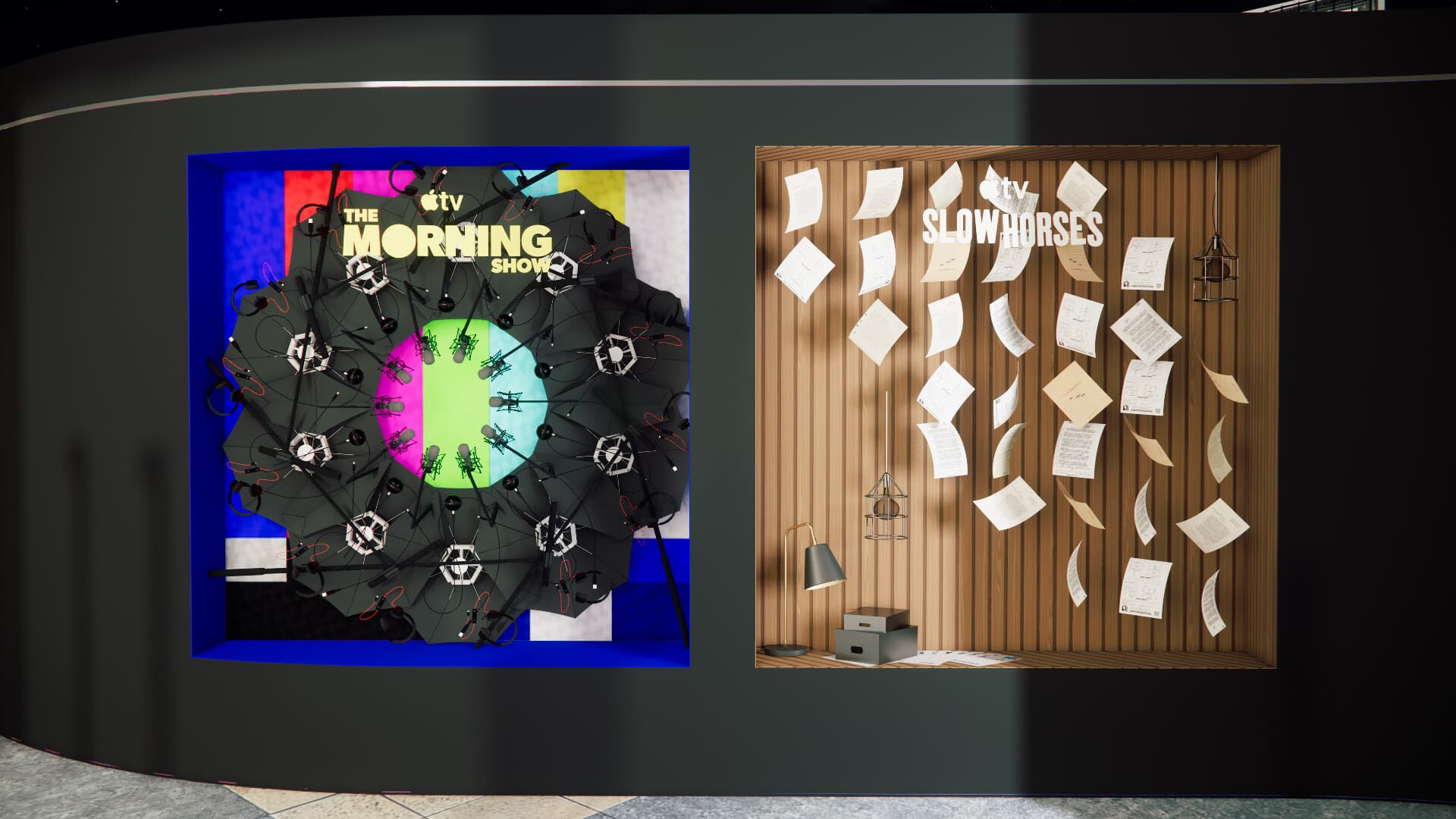 Apple TV Century City Mall Pop Up, Renderings 3