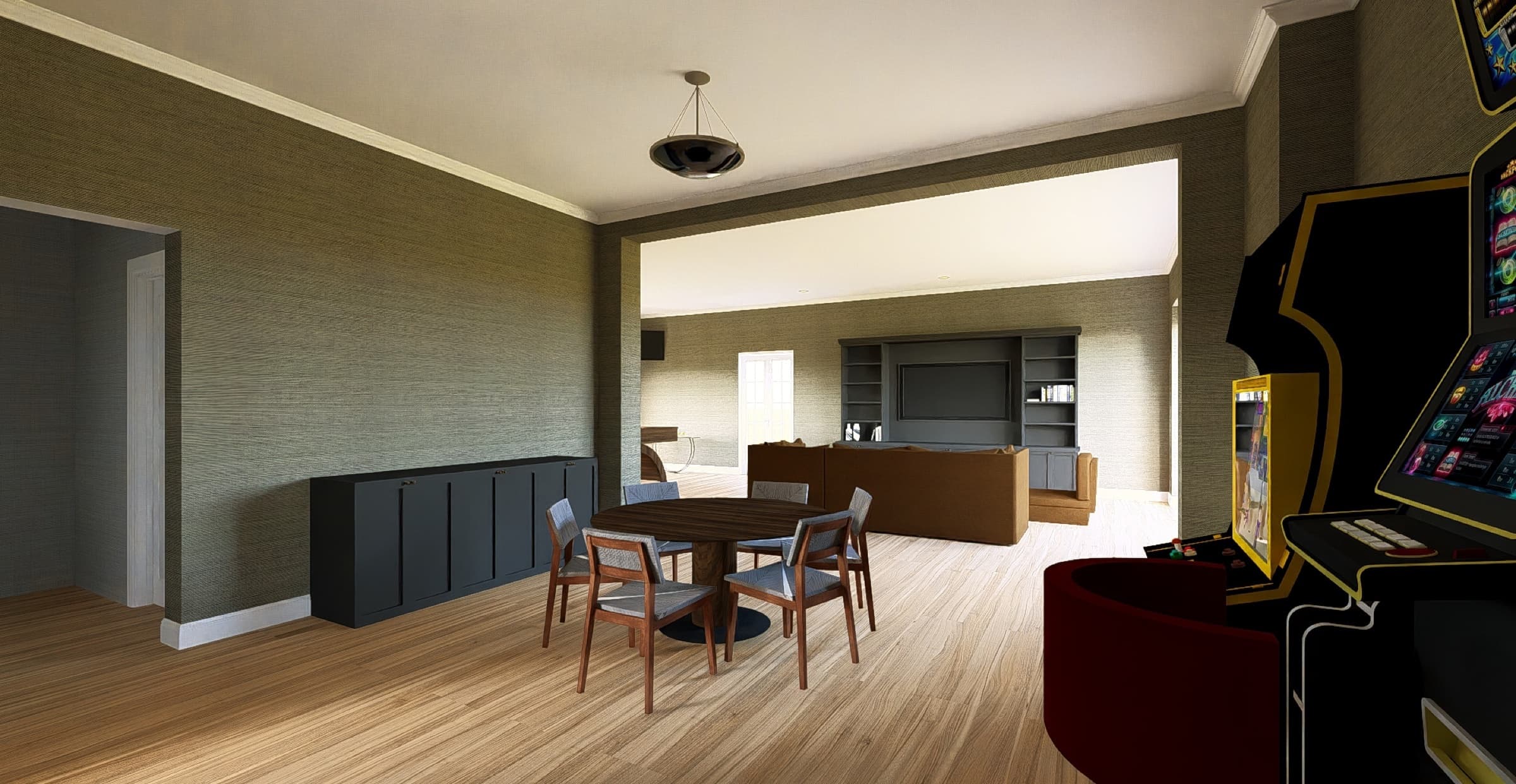 Luxury Add-On — Game Room - Rendering