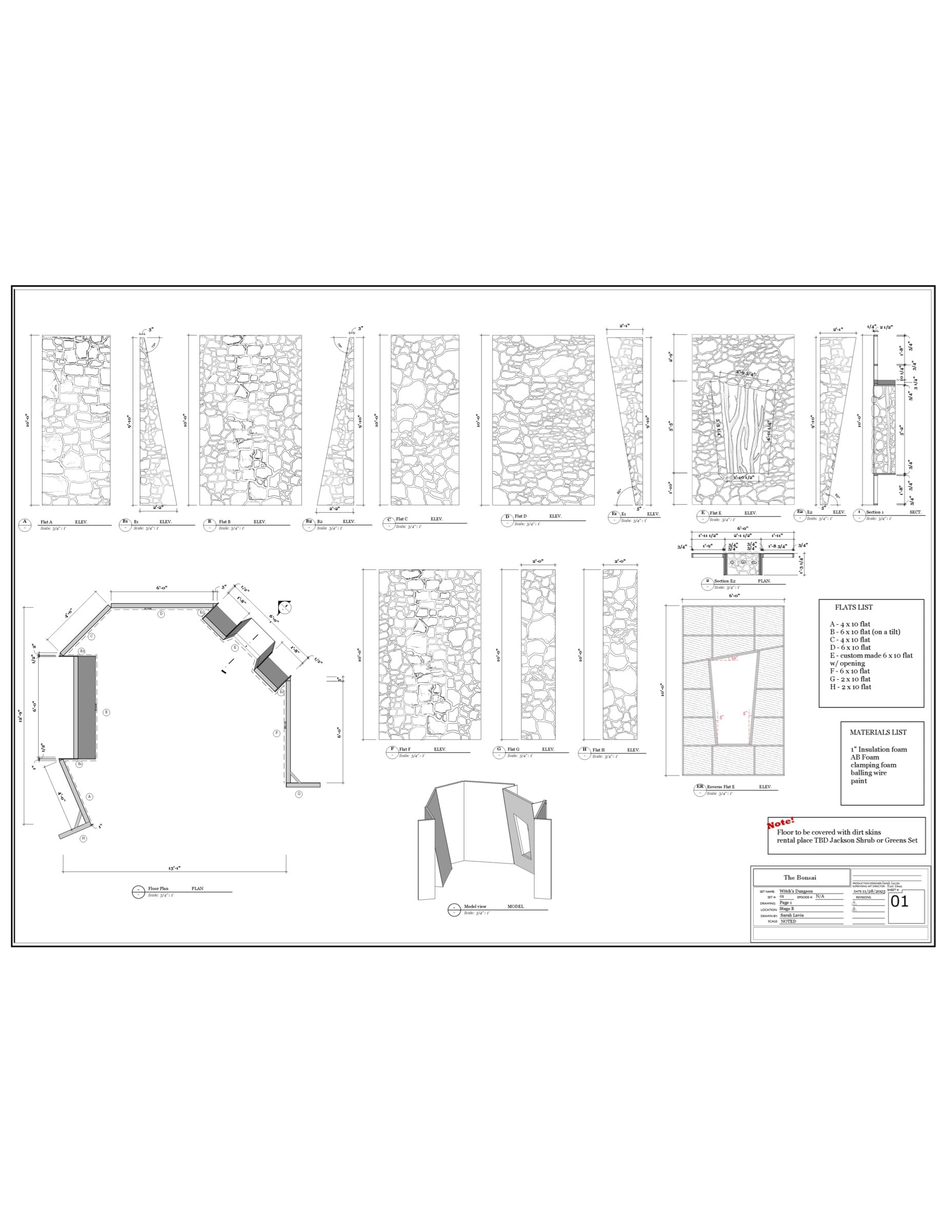 The Bonsai, Process & Plans 8