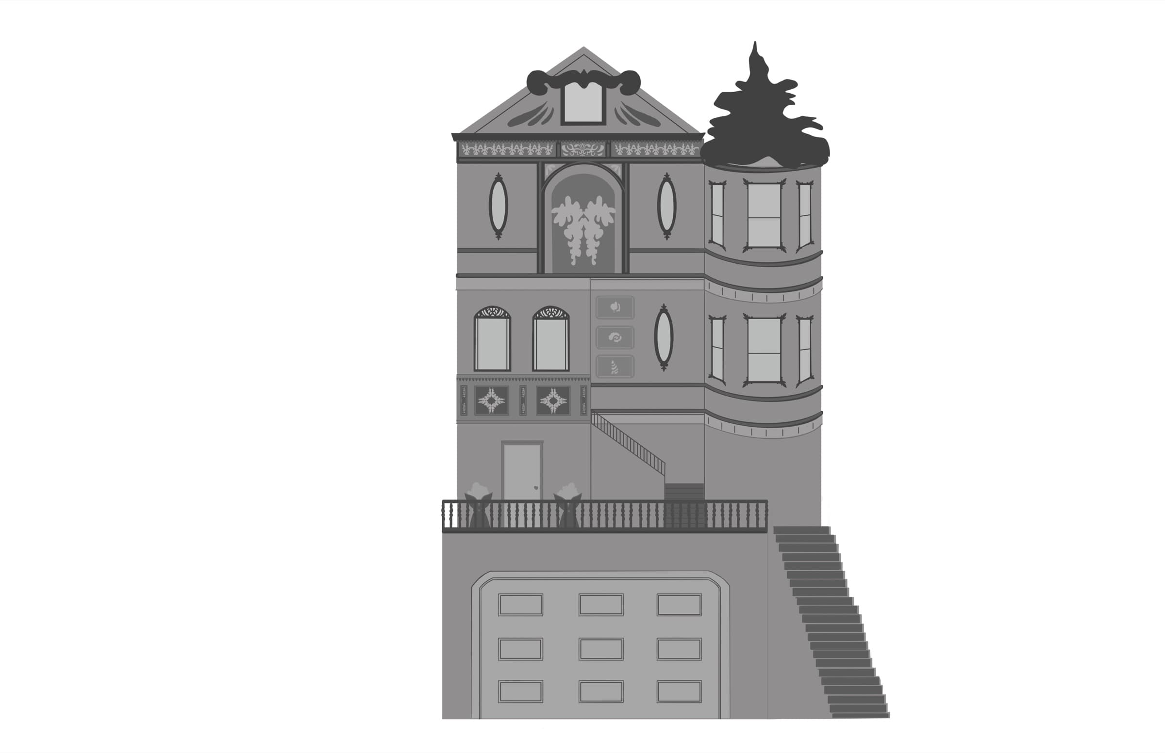 Victorian House, Studies 2